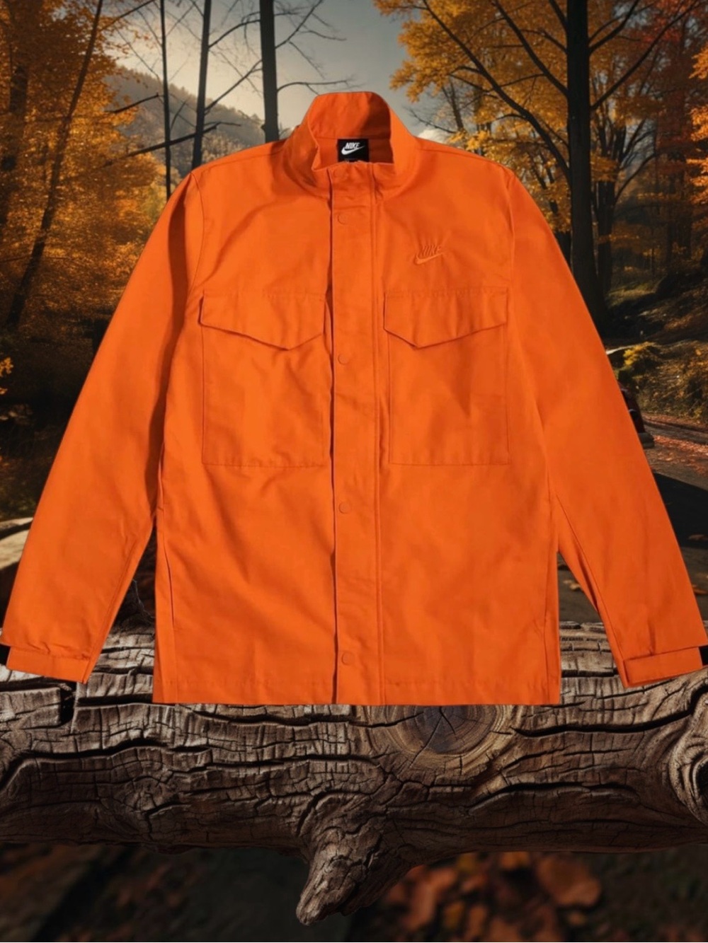 Nike M65 Lightweight Jacket with Chest Pockets - Picture 8 of 16